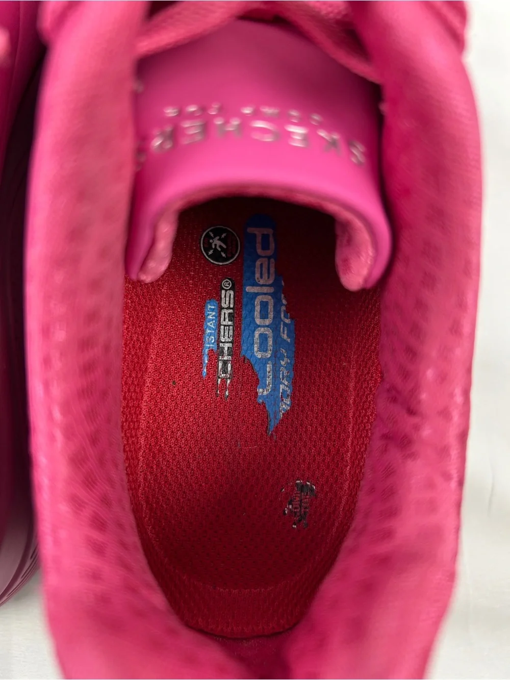 NEW Skechers Hard Composite Toe Slip Resistant Work Safety Shoes Women’s 7 Pink